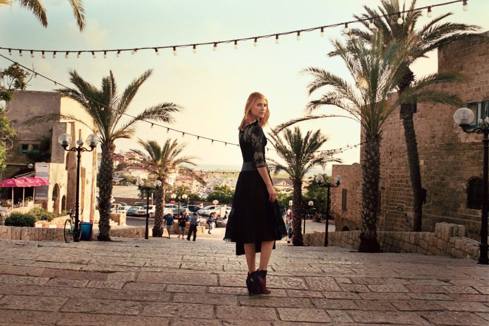 Scene of the set of homeless in jerusalem