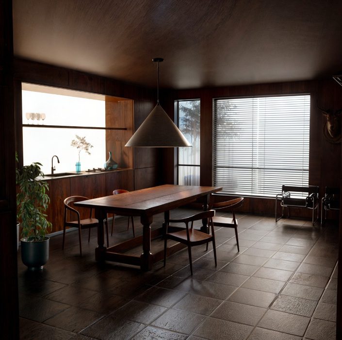 3D Visualization of a kitchen