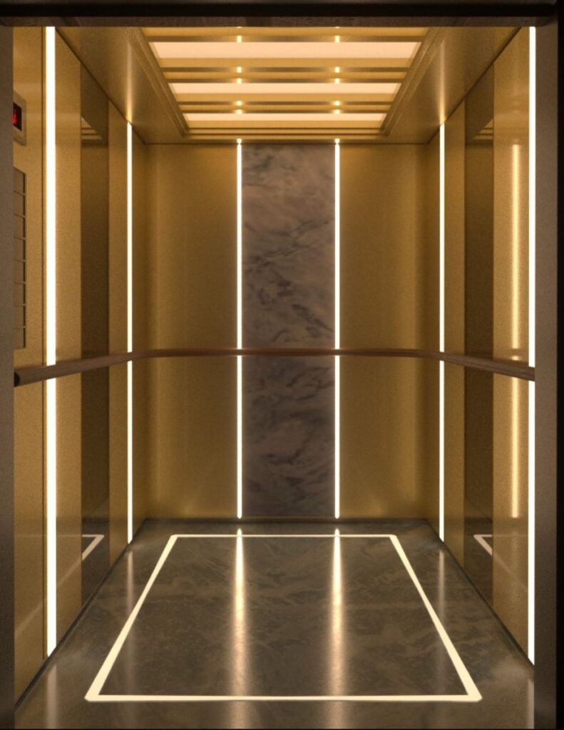 Commercial shoot of an elevator